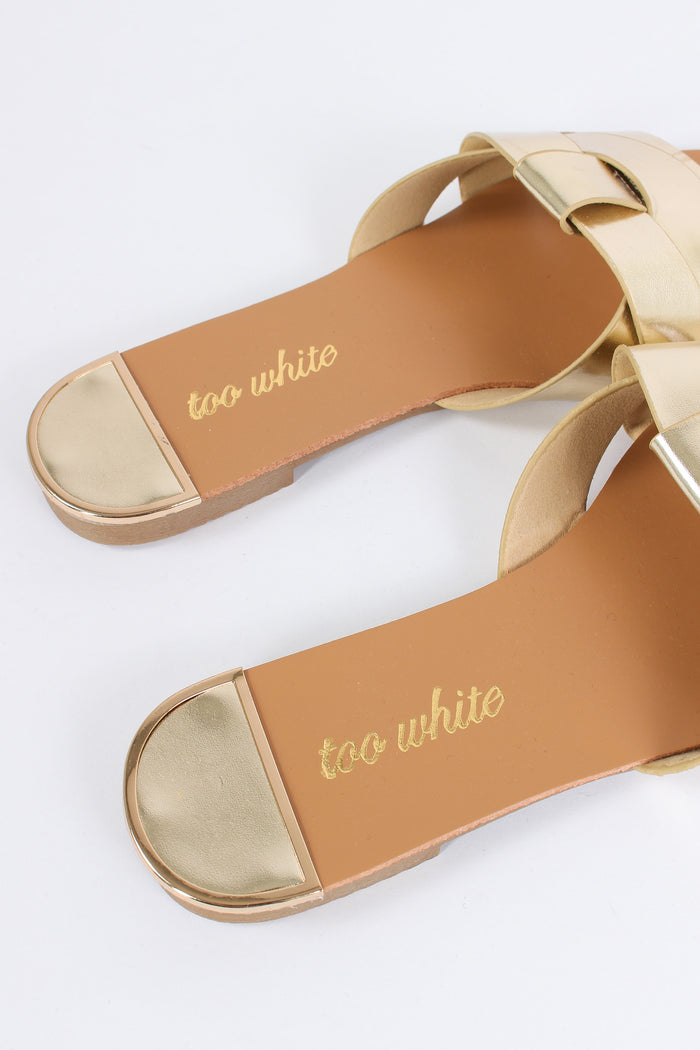 Ciabatta Intreccio Gold-4