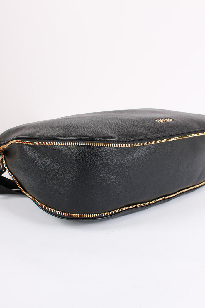 Hobo Maxi Zip Laterali Nero-5