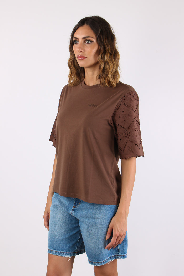 T-shirt Maniche Sangallo Moro-3