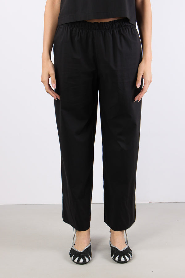 Pantalone Tasche Dietro Nero-2
