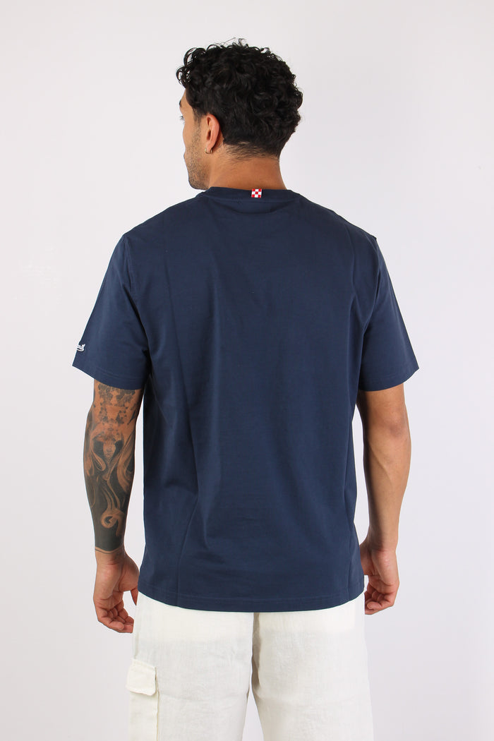 T-shirt Scritta Ricami Business Glass-4