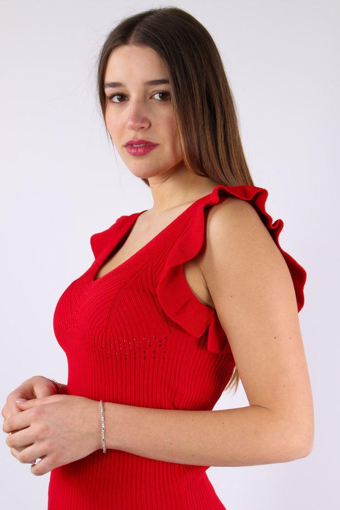 Mastroianni Top Costina Rouge Flame S-3