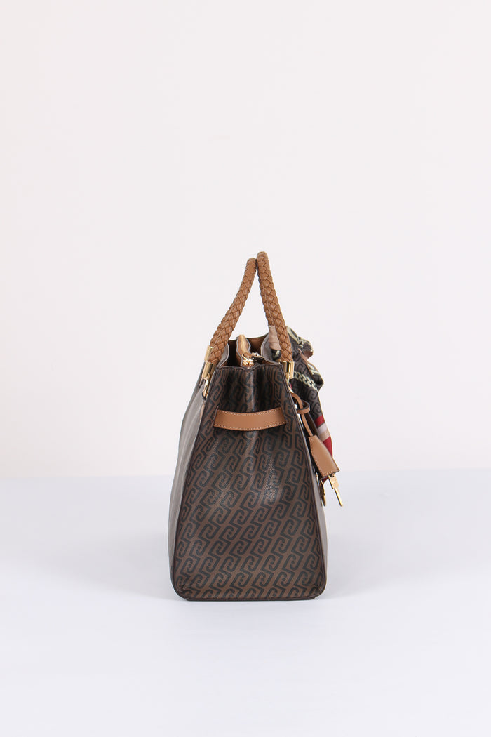 Shopping Logo Monogram Suede-5