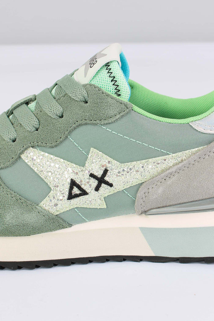 Sneakers  Stargirl Glitter Logo Verde-7