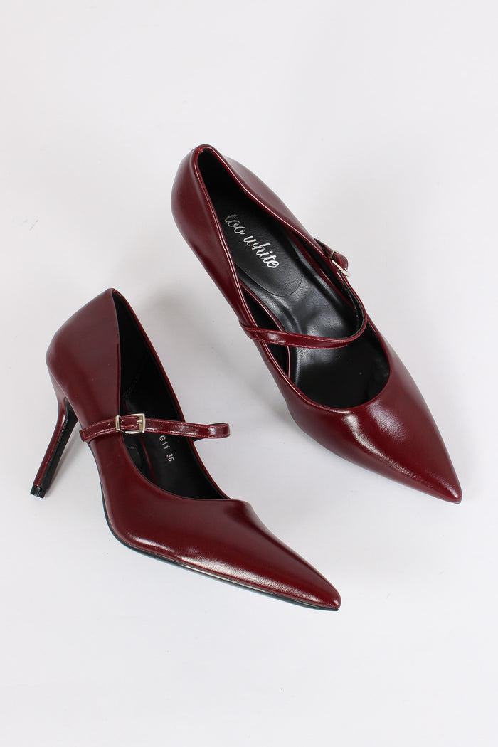 Decollete Laccetto Wine-2