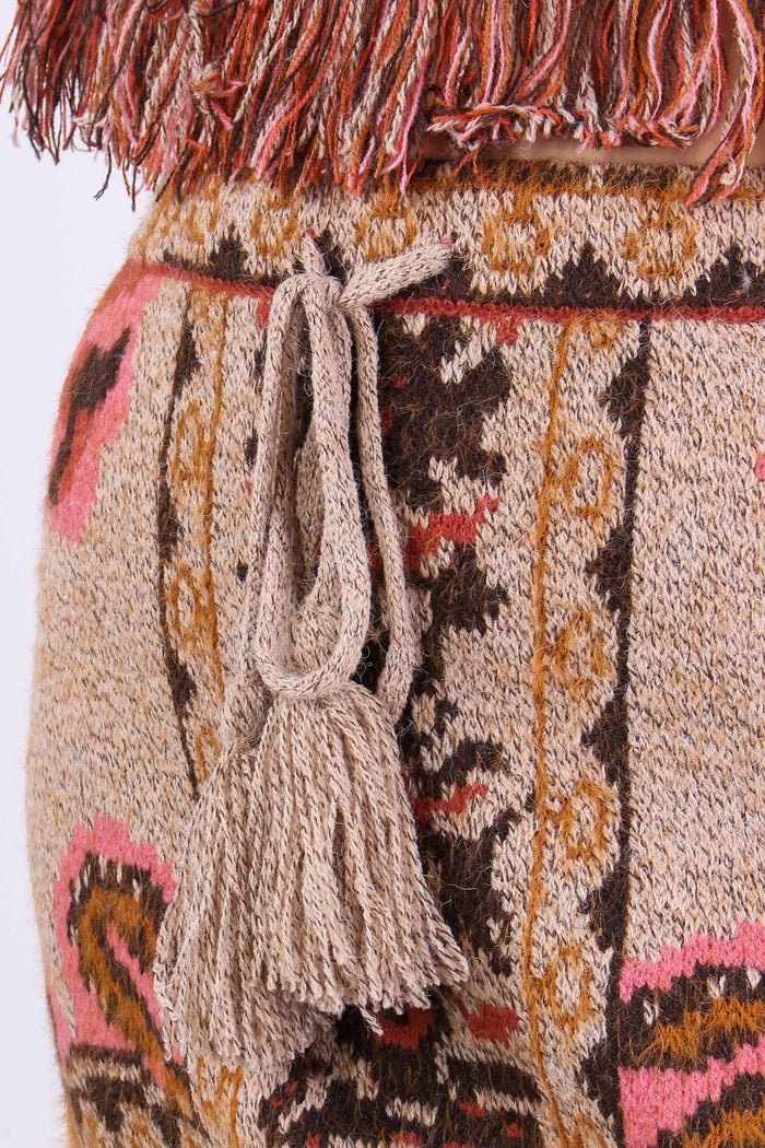 Minigonna Jacquard Frange Fantasia-10