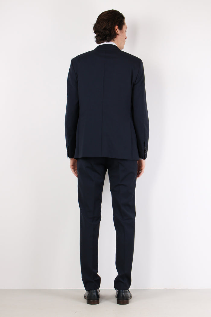 Abito 100% Lana Vergine Blu Navy-3