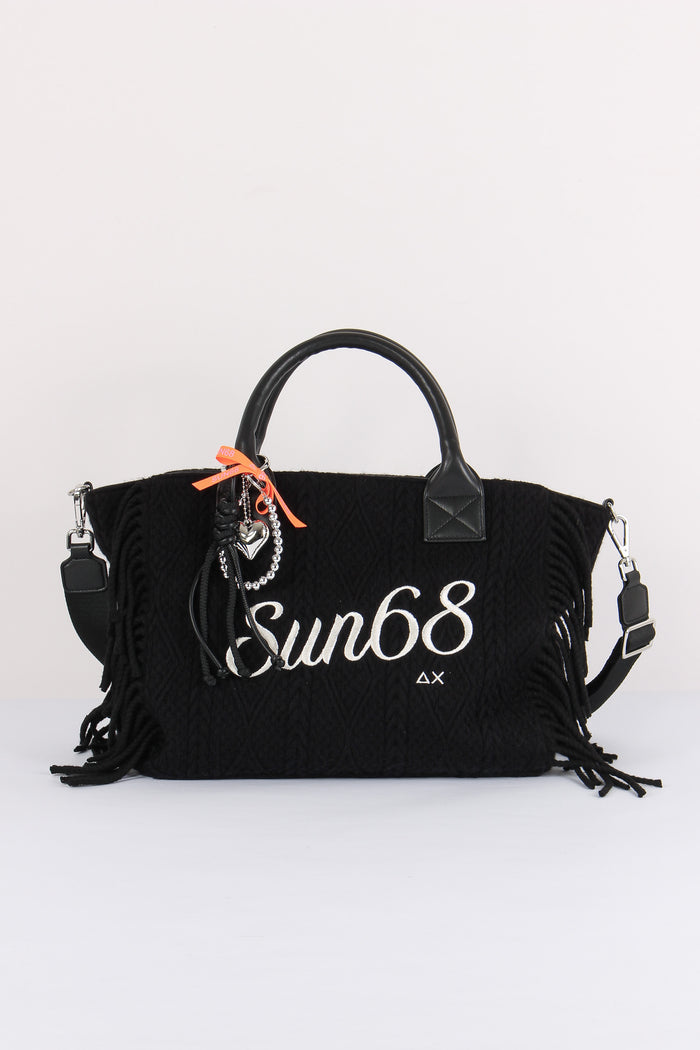 Mini Bag Frange Nero