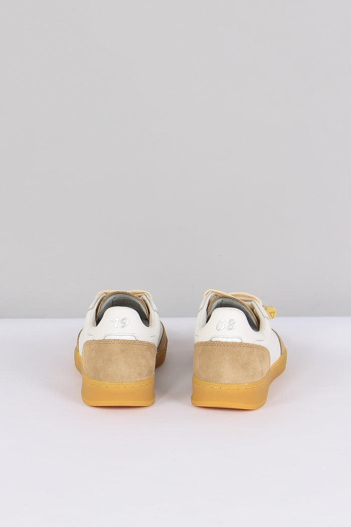 Sneakers California Leather Bianco/beige-3