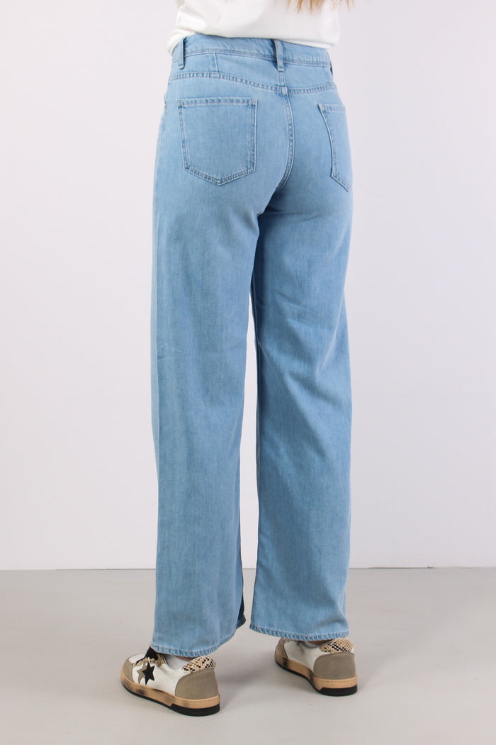 Denim Palazzo Denim Chiaro-4