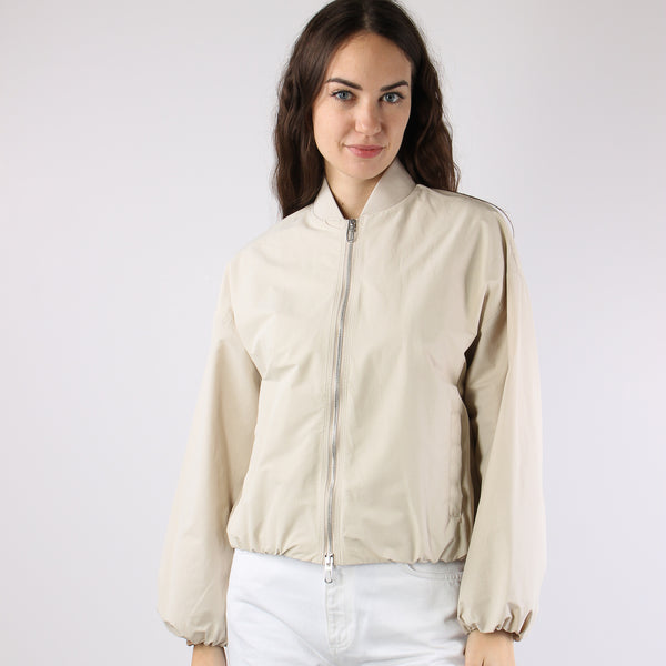 Bomber Arriccio Fondo Bianco Crema-2