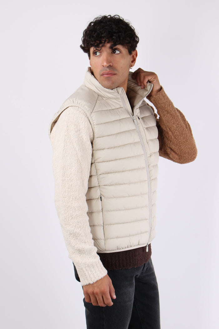 Rhus Gilet Piuma Beige-6