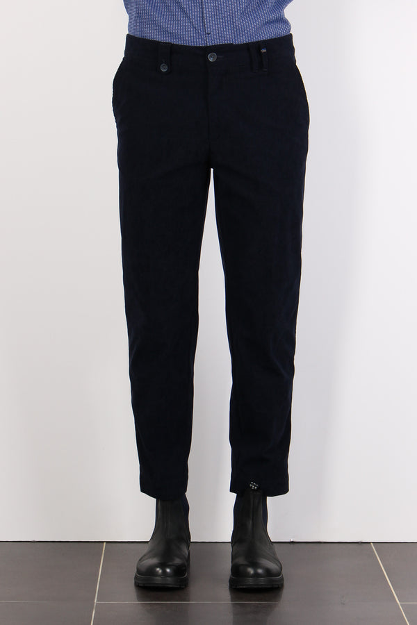 Dolce Pantalone Velluto Mill Blu-2