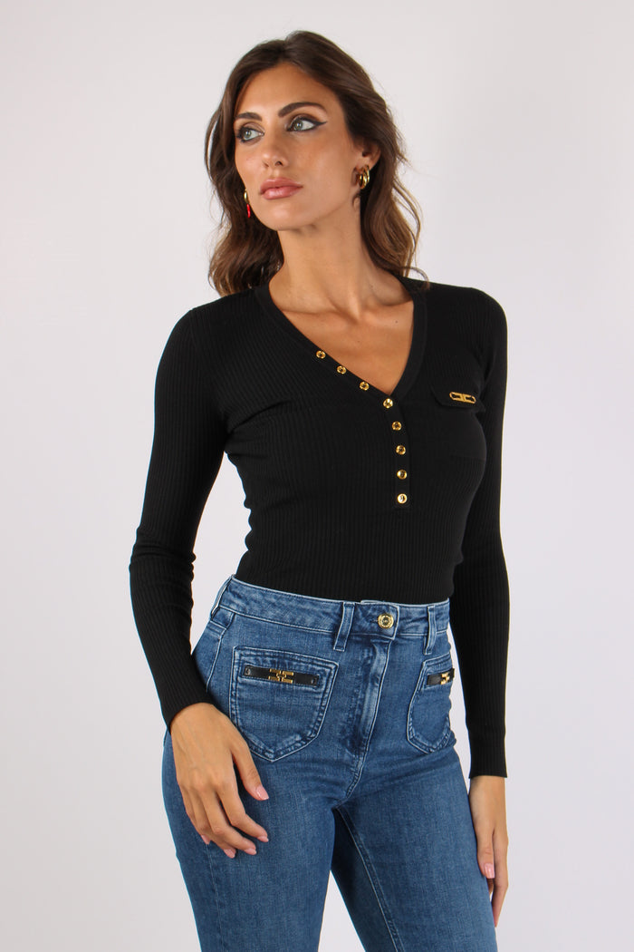 Maglia Serafino Costina Nero-7