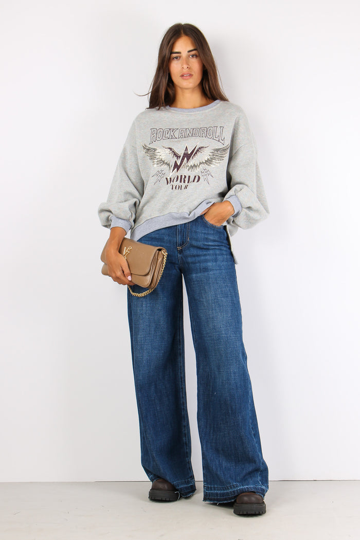 Lullucat Denim Palazzo Catena Denim Scuro-6