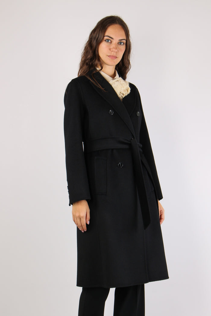Mlllaghi Cappotto Double Lana Nero-6