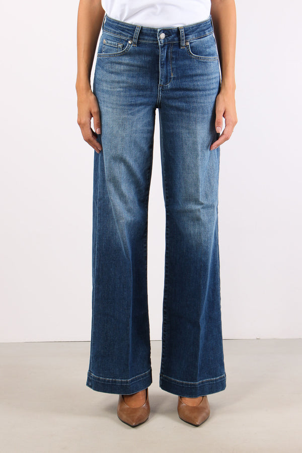 Denim Authentic Flare Denim Medio-2