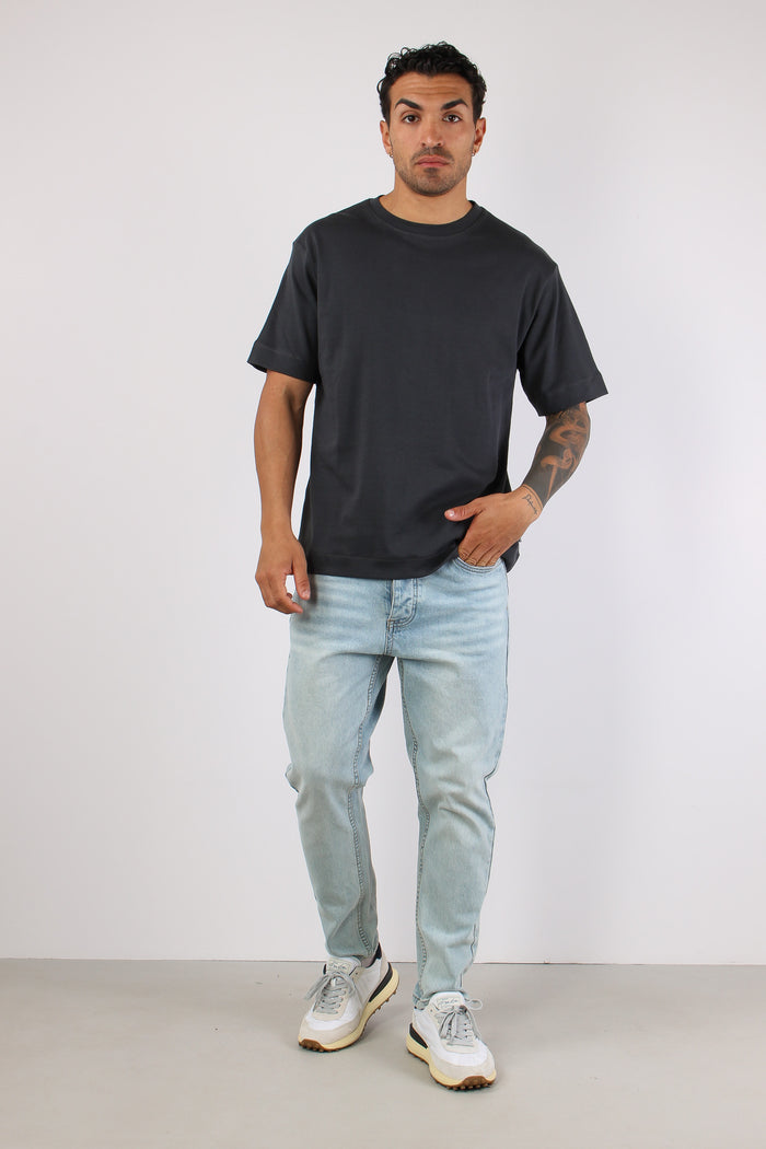 T-shirt Over Jersey Piombo-4