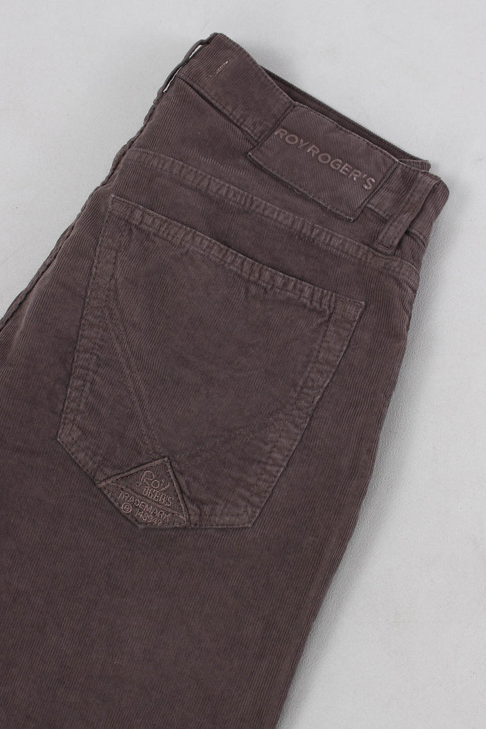 Pantalone Velluto Millerighe Read Choco-6
