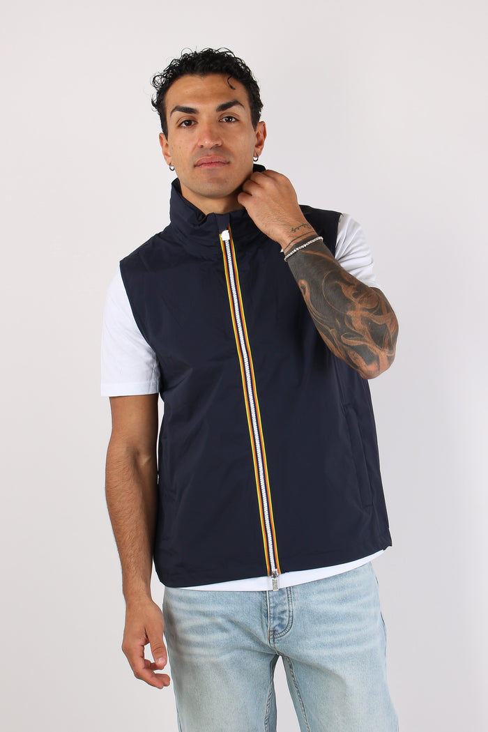 Gilet Nylon Jersey Blue Depth-2