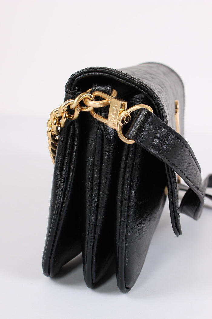 Louise Pochette Logo Nero-7