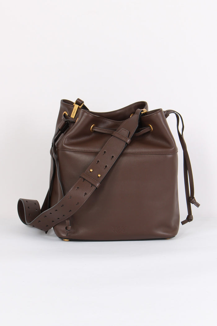 Secchiello Pelle Liscia Marrone/castagna-3