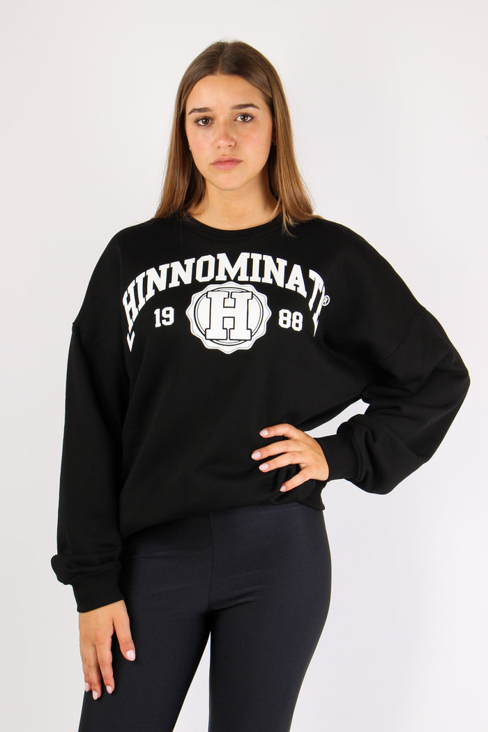 Felpa College Nero-2