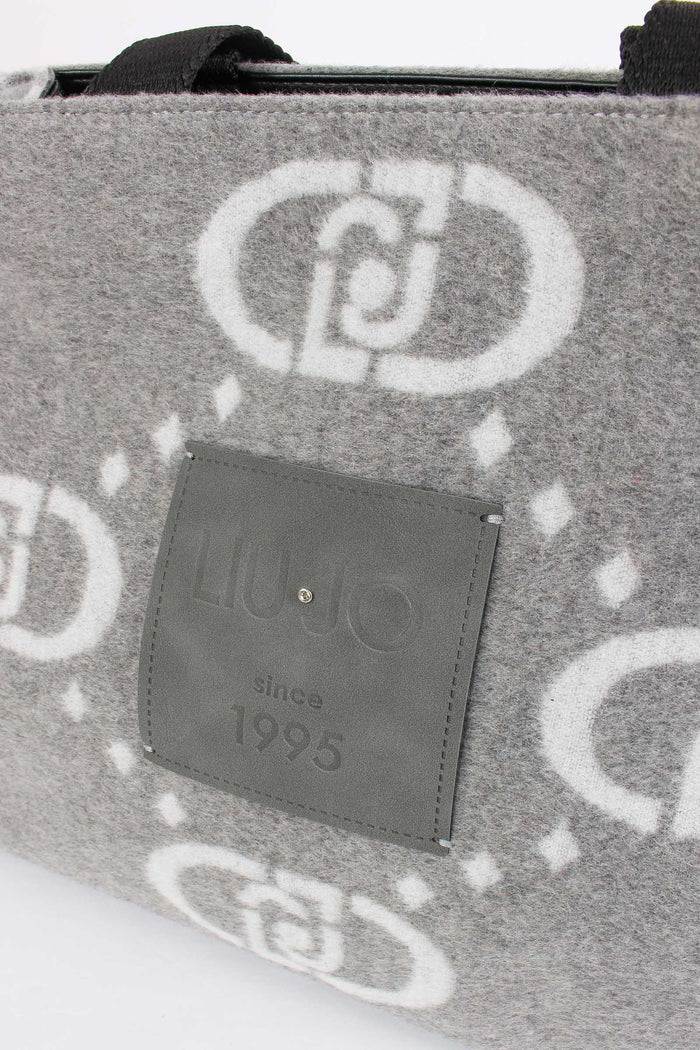 Borsa L Tote Grey Cloud-5