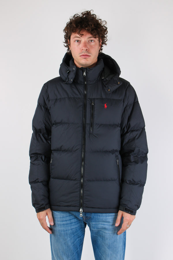 Piumino Cappuccio Polo Black