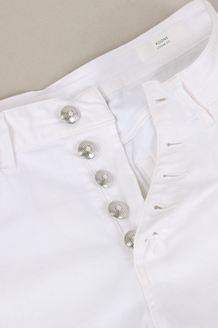 Koons Denim Bull Stretch Bianco-10