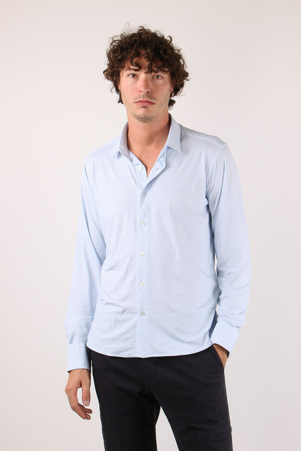 Camicia Oxford Jacquard White Az