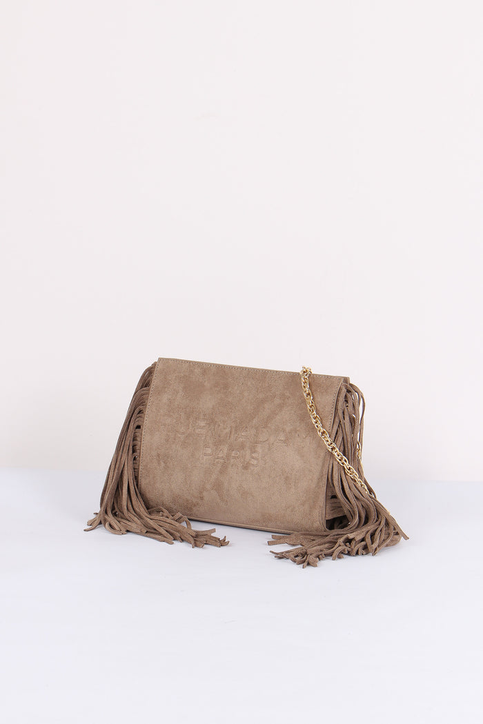 Clutch Frange Grey-2