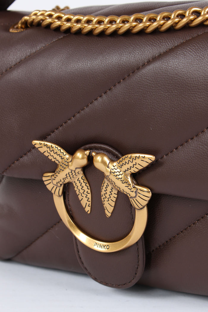 Tracollina Love Puff Nappa Marrone Castagna-5