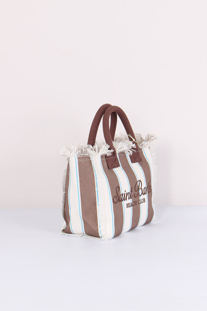 Colette Canvas Righe Beige/bianco-5