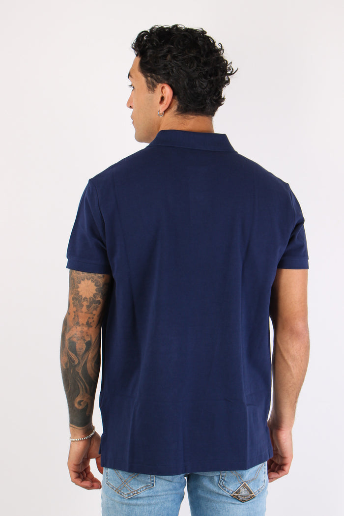 Polo Manica Corta Newport Navy-4