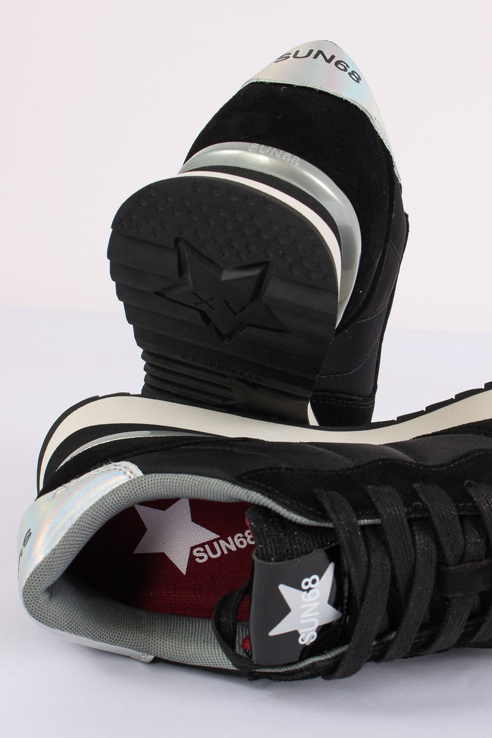 Sneakers Stargirl Strass Logo Nero-4
