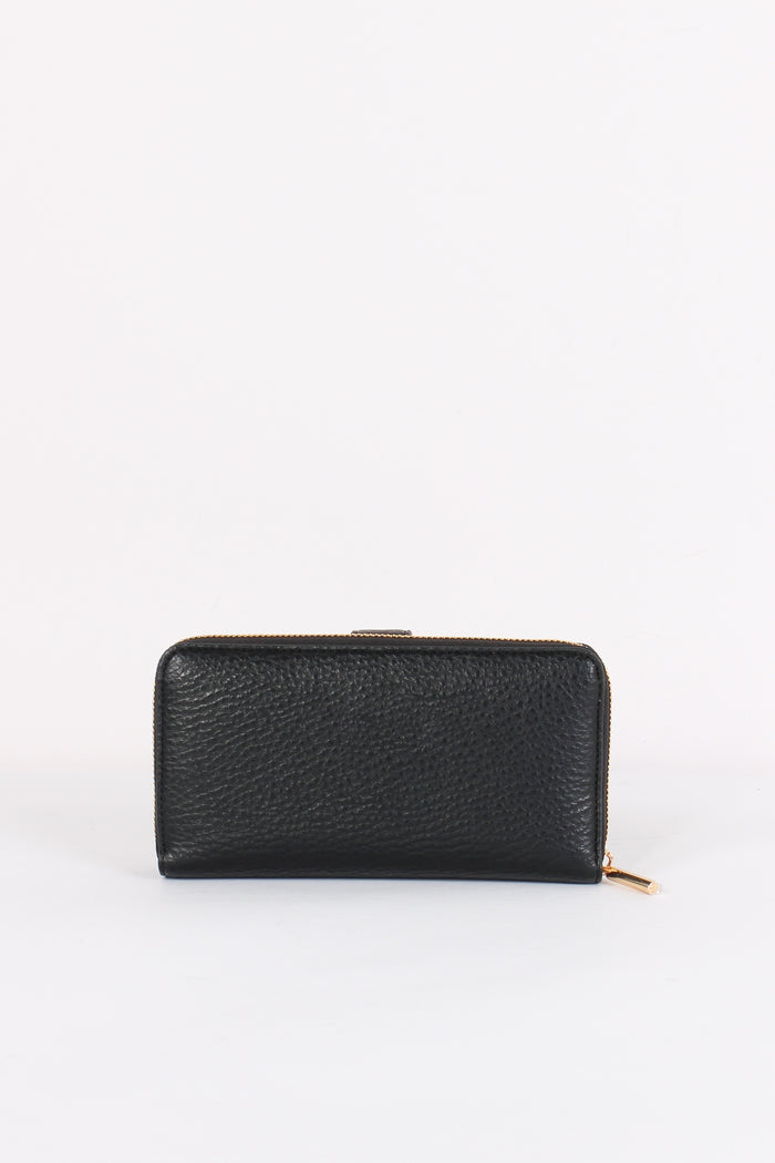 Portafoglio Grande Clip Nero-3