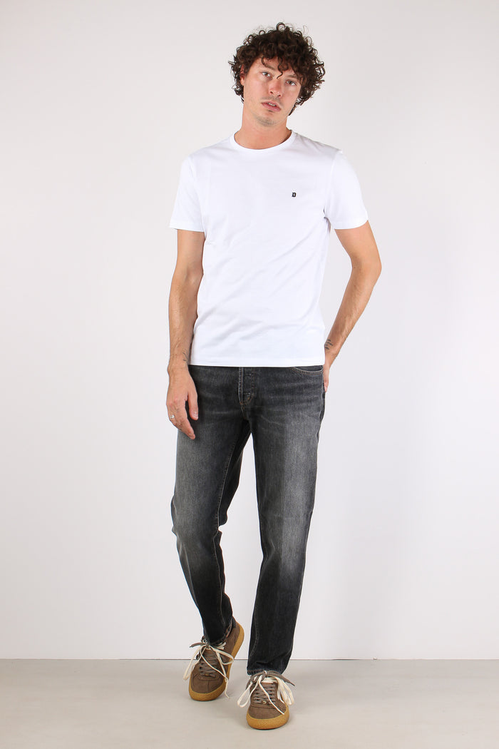 T-shirt Cotone Fiammato White-4