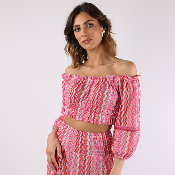 Top Balze Spalla Scesa Electric Fuxia-2