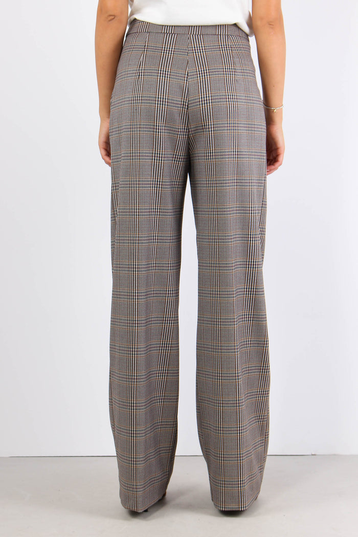 Pantalone Doppia Pences Largo Tortora/nocciola-4