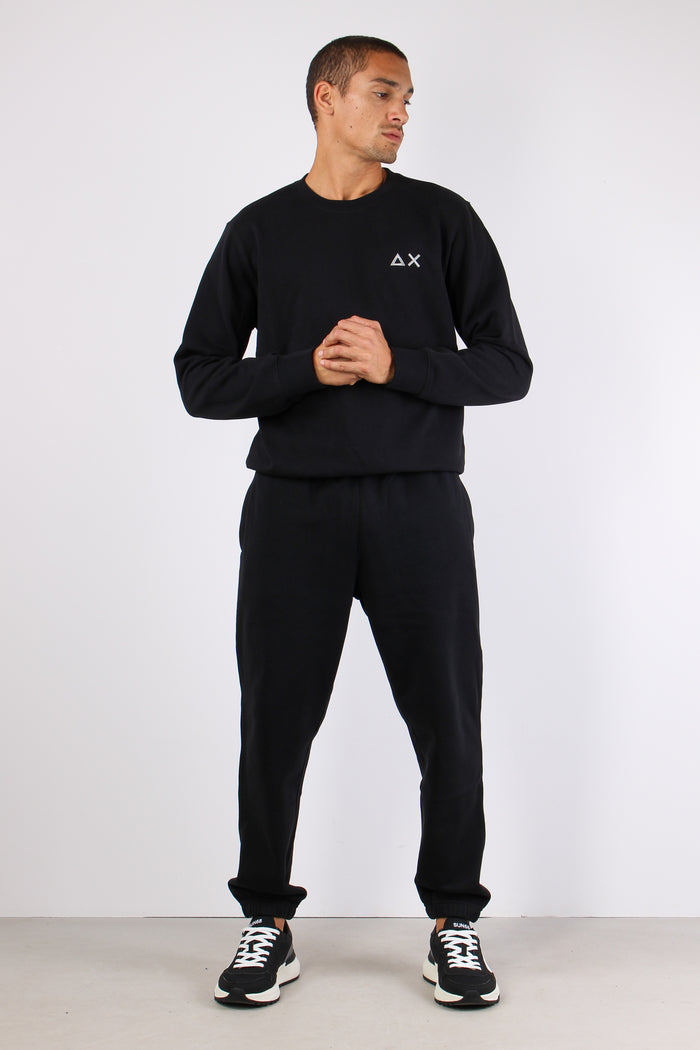 Felpa Girocollo Nero