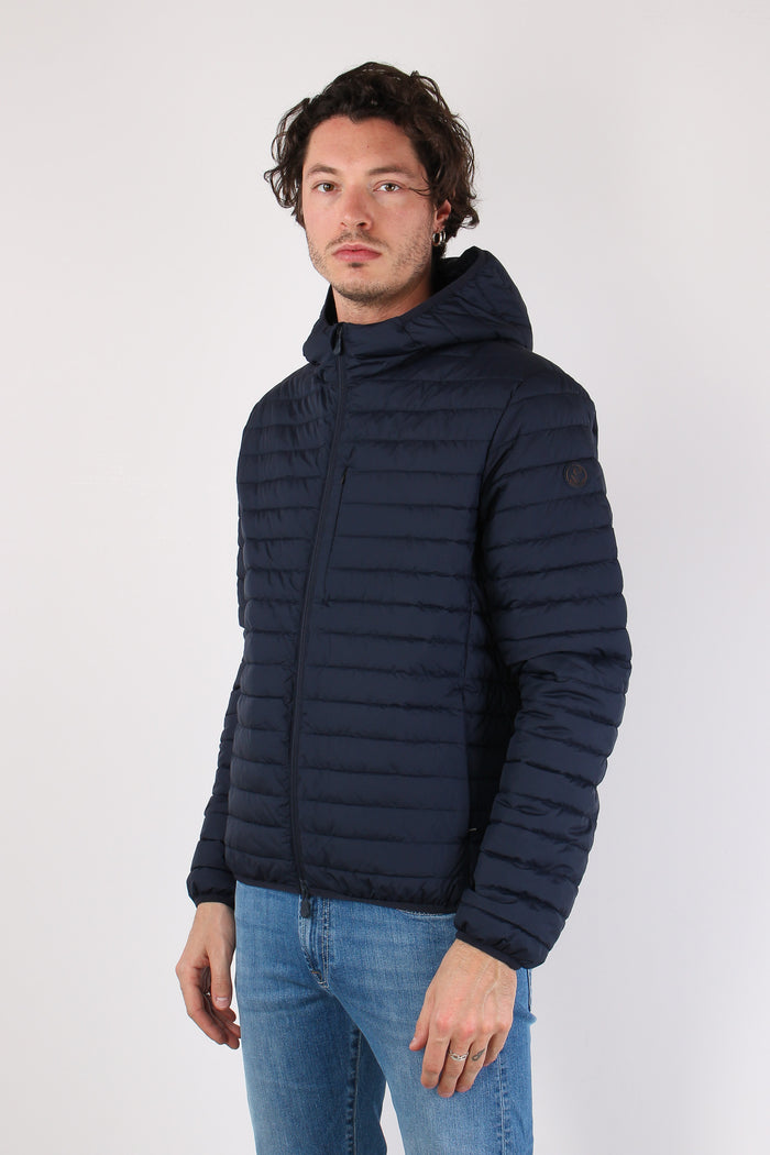 Cael Giubbotto Cappuccio Navy Blue-4