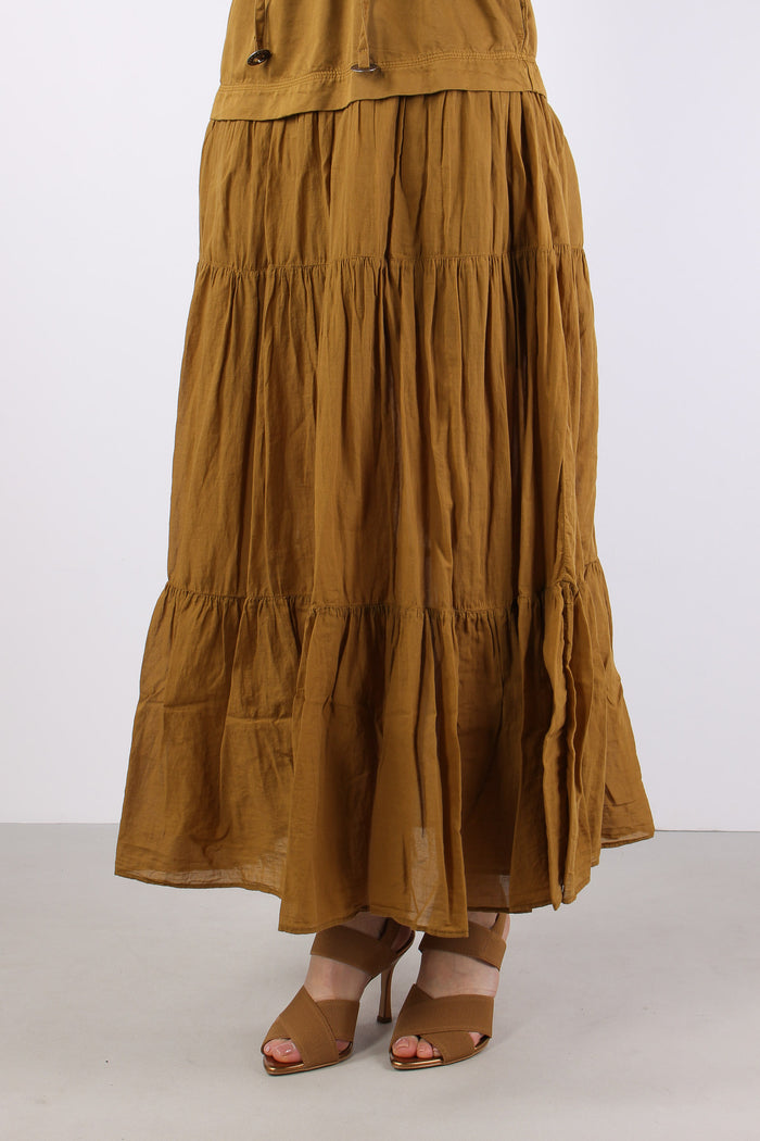 Casarsa Abito Voile Gabardina Bronzo-8