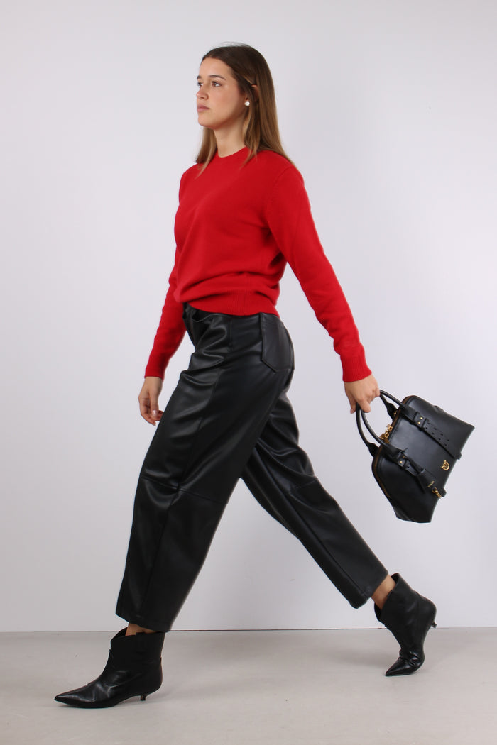 Girocollo Logo Collo Rosso-6