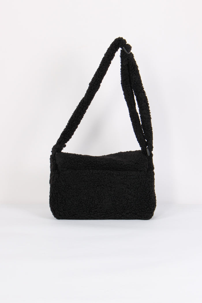 Mini Tracolla Teddy Patta Nero-3