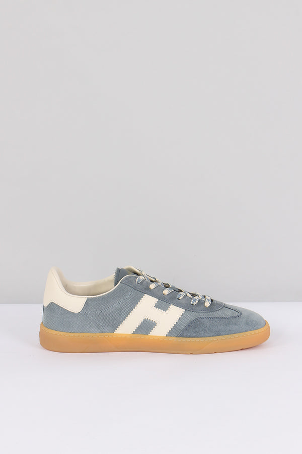 Sneaker Cool Camoscio Azzurro