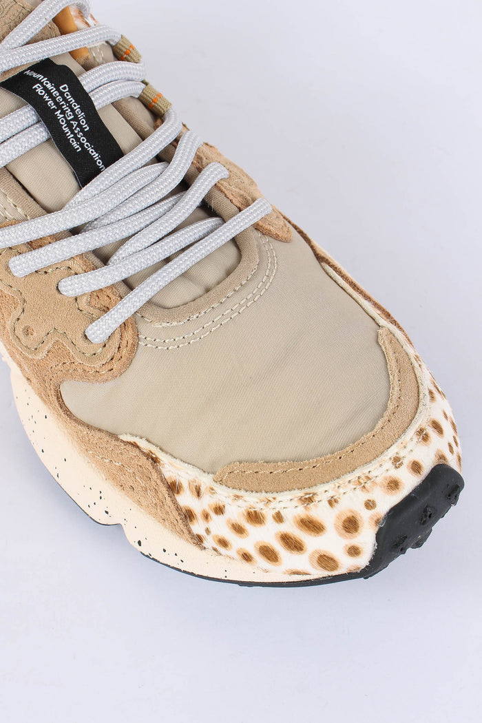 Sneakers Yamano  Cow Velour Beige/brown-7