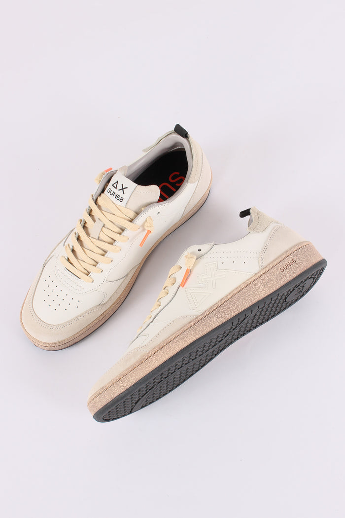 Sneakers Urban Basket Patch Bianco-2