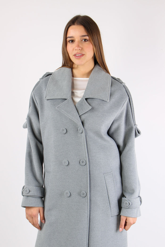 Cappotto Lungo Doppiopetto Grey-6