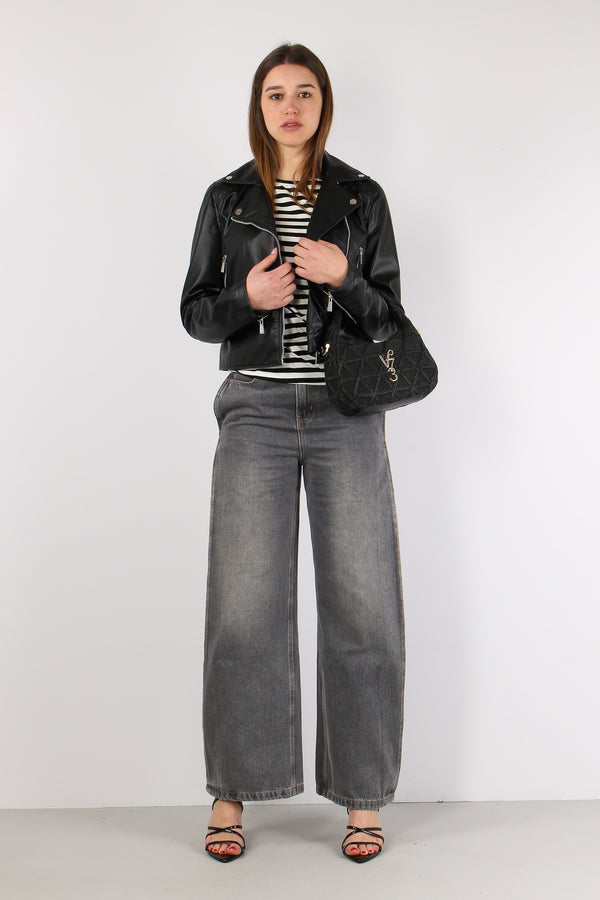 Chiodo Ecopelle Nero